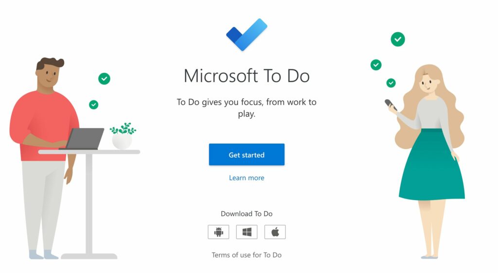 Microsoft to do landing page