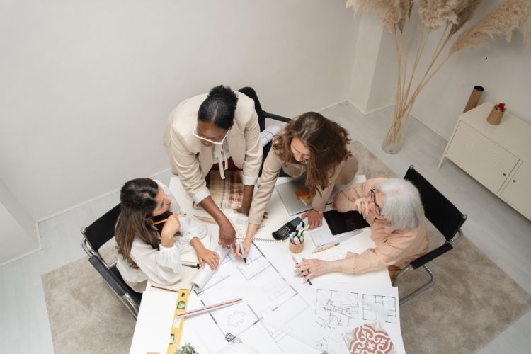 collaborating in a group