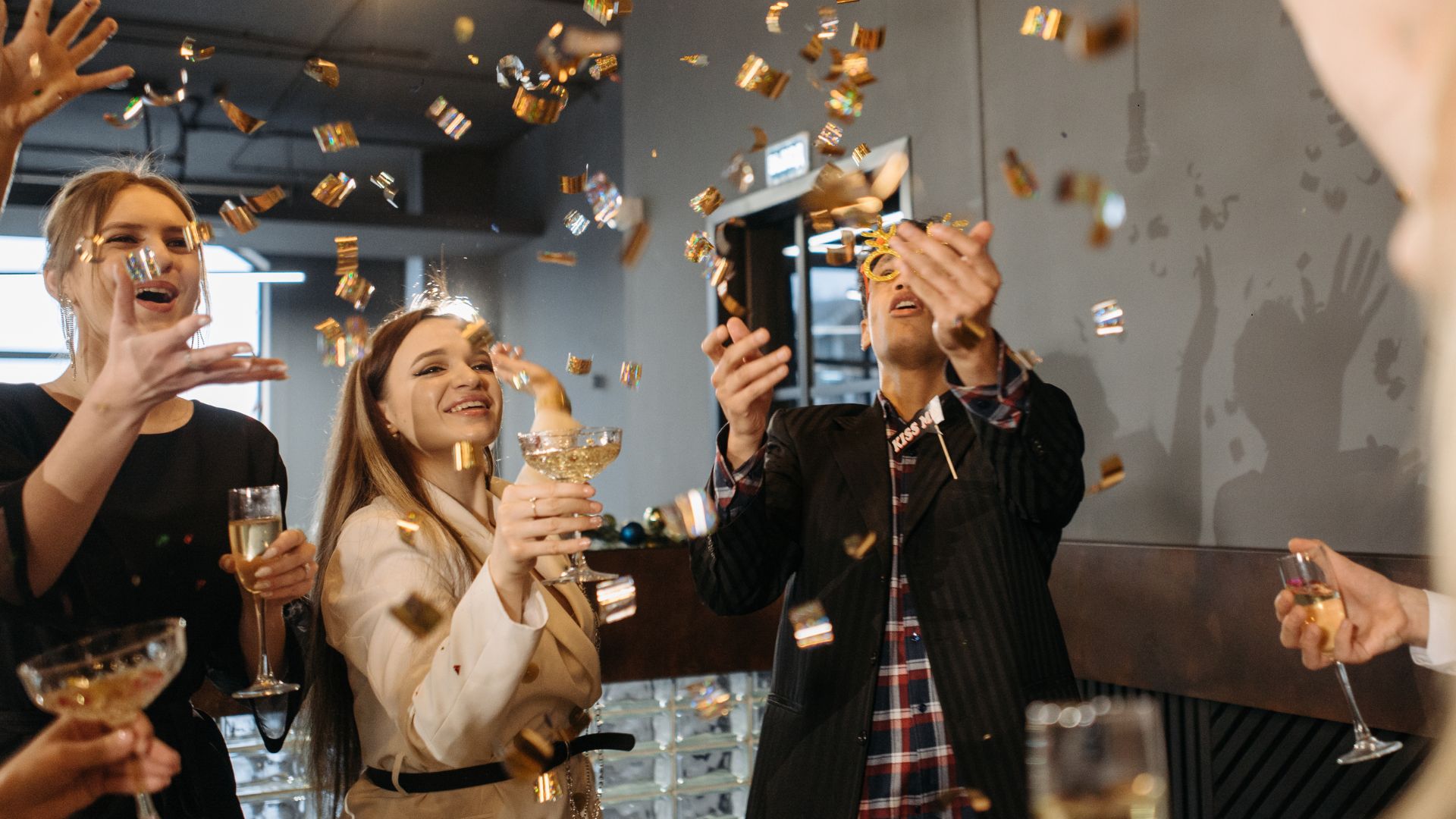 team celebrating a strong end to the year