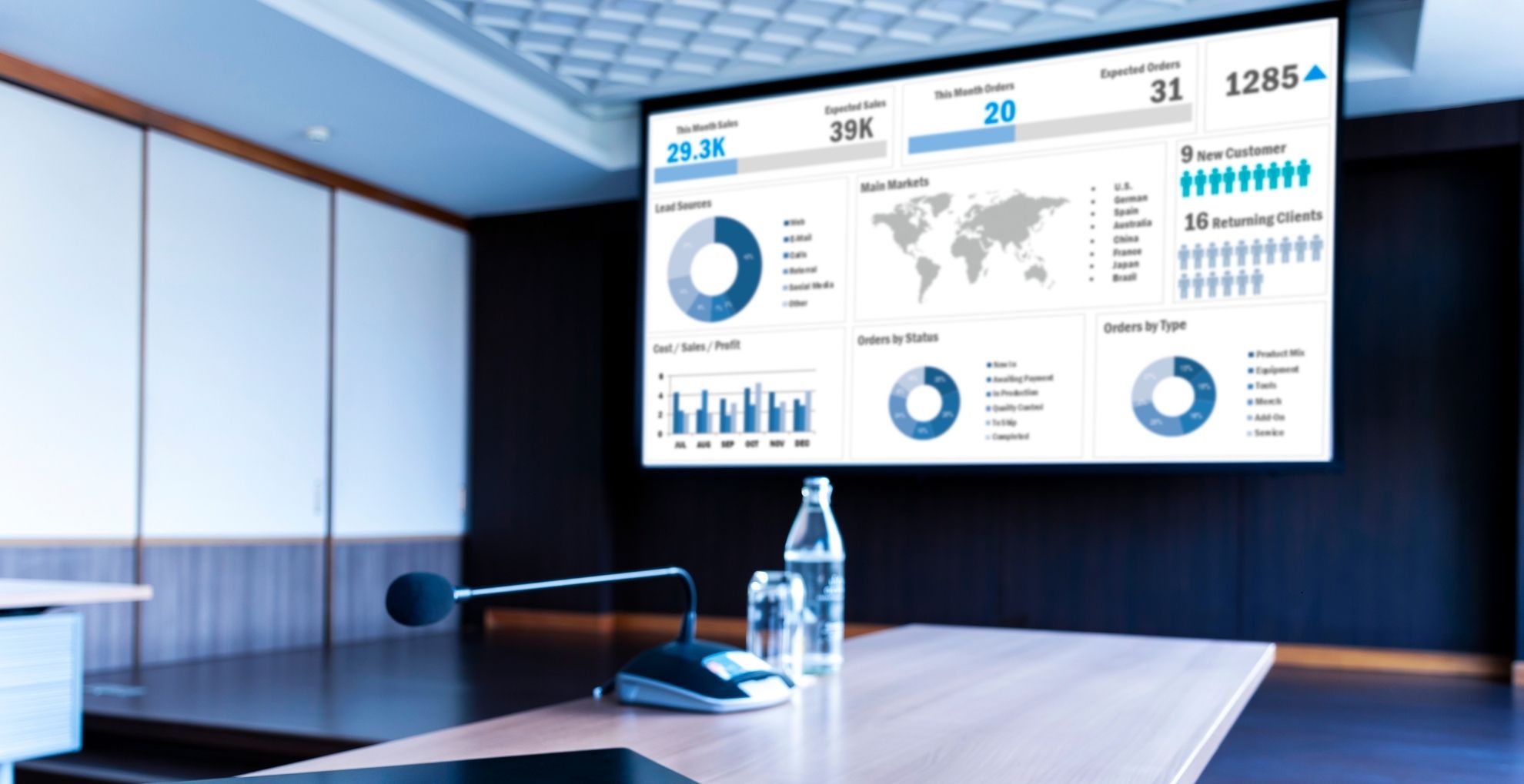 presenting powerpoint on screen